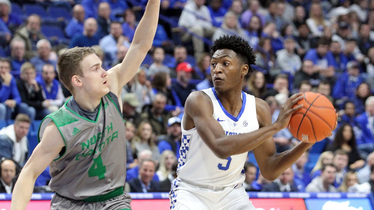 No. 10 Kentucky coasts past North Dakota 96-58